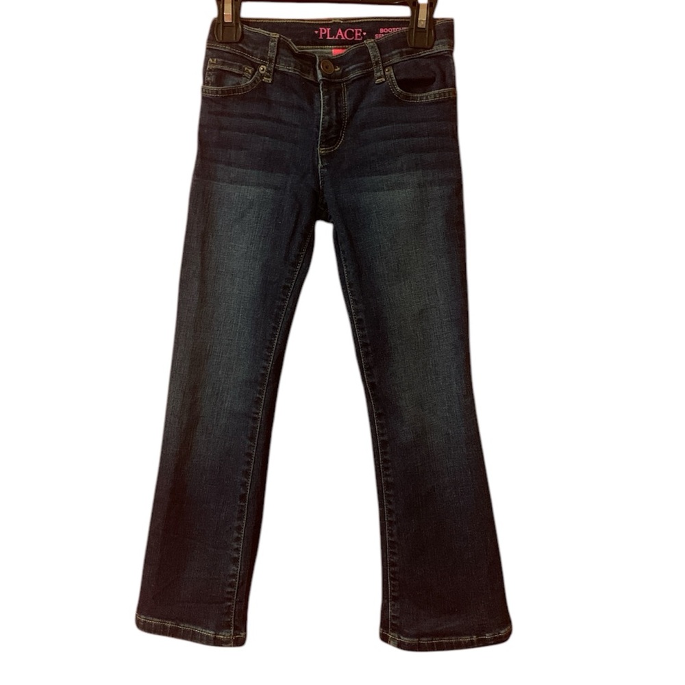 The Children’s Place Dark Wash Bootcut Jeans Girls 6